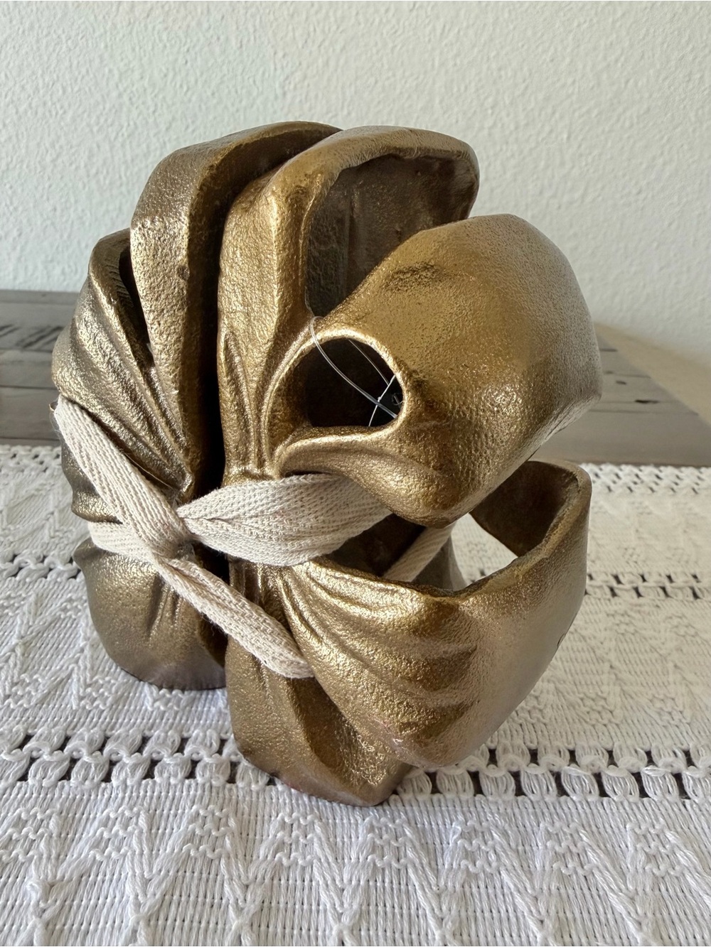 2pc Gold Metal Bow Bookends - THRESHOLD designed with STUDIO MCGEE - Picture 4 of 5